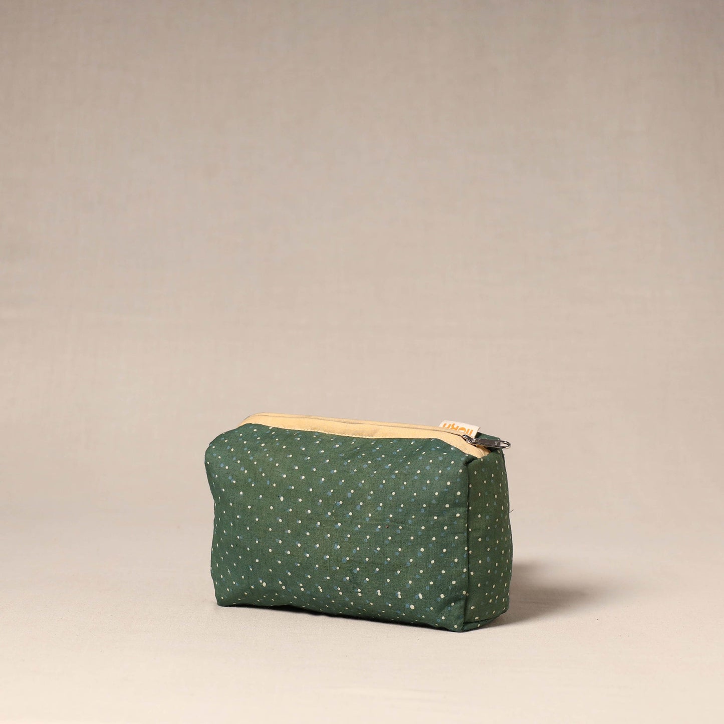 Brown - handcrafted fabric toiletry pouch 39