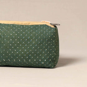 Brown - handcrafted fabric toiletry pouch 39