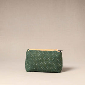 Brown - handcrafted fabric toiletry pouch 39