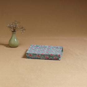 Green - handcrafted floral organizer stationery kit 56