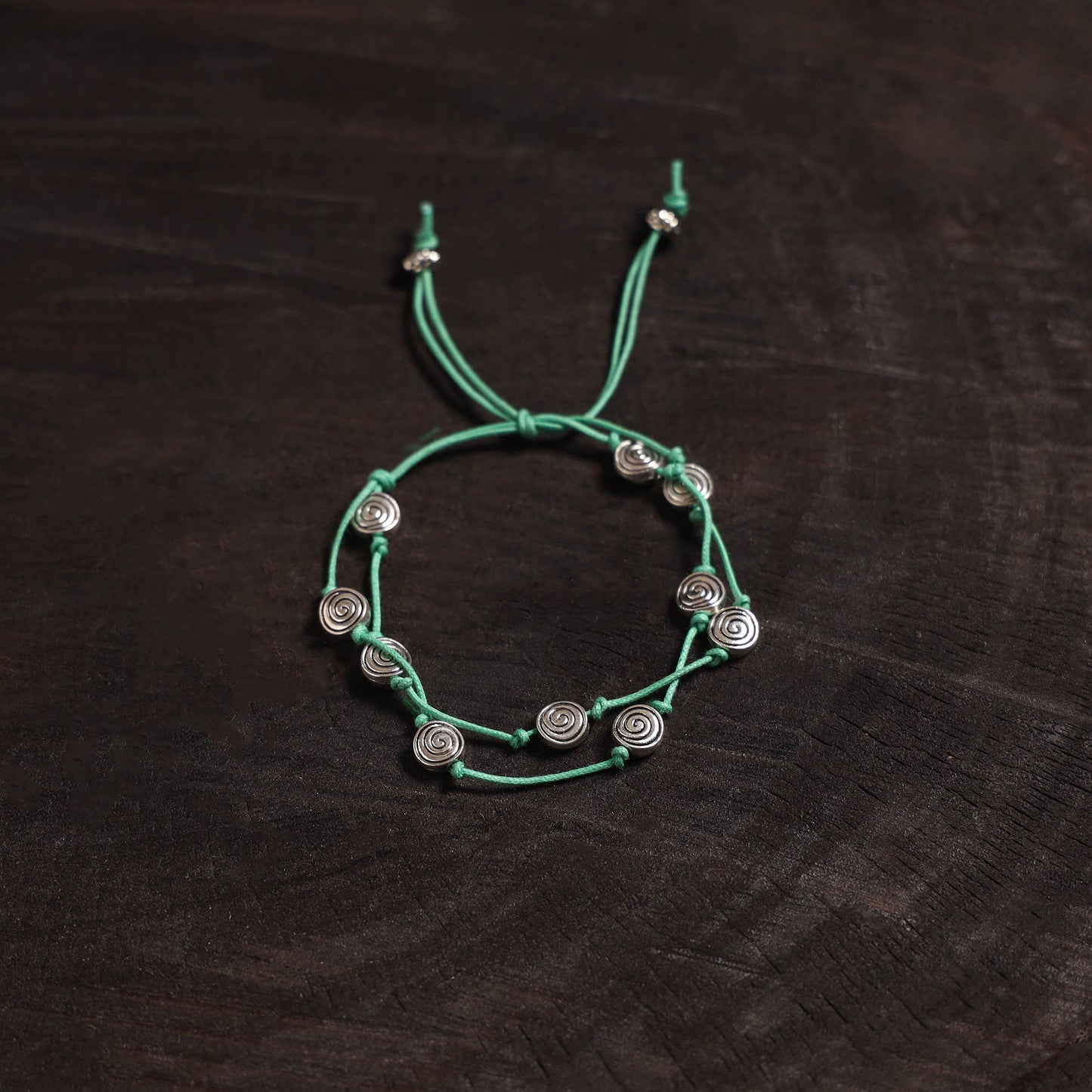 Handcrafted german silver bracelet 01