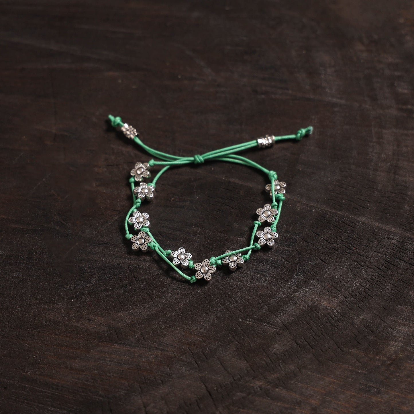 Handcrafted german silver bracelet 06