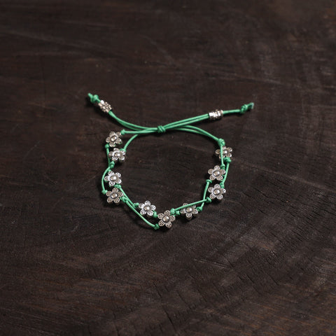 Handcrafted german silver bracelet 06