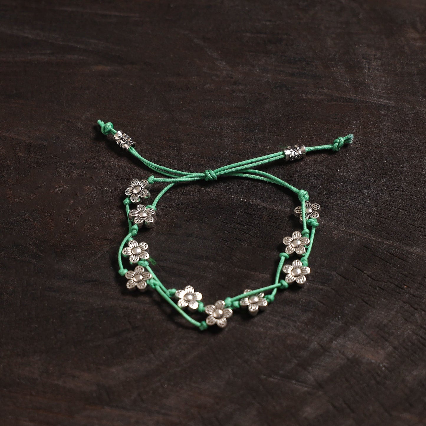 Handcrafted german silver bracelet 06