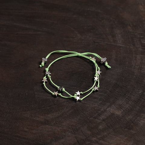 Handcrafted german silver bracelet 09