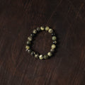 Green Handcrafted Glass Stone Bracelet