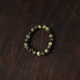 Green Handcrafted Glass Stone Bracelet