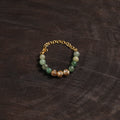 Handcrafted glass stone kundan work bracelet 36