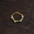Handcrafted glass stone kundan work bracelet 40