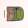  Handcrafted Multipurpose Segmented Make-up Brush Wrap Pouch/Case 07 