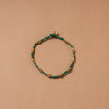 Handcrafted odisha dokra beads threadwork tribal anklet 09