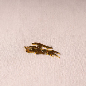  Handcrafted Paka Meenakari Saree Pin 