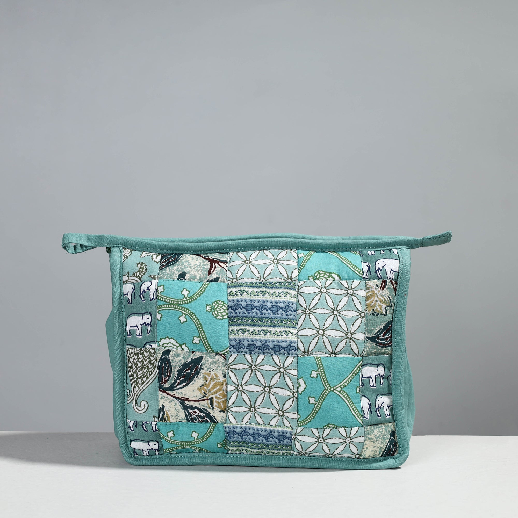  Handcrafted Patchwork Quilted Multipurpose Toiletry Bag 