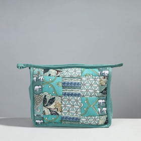  Handcrafted Patchwork Quilted Multipurpose Toiletry Bag 