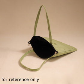 Green - handcrafted quilted cotton handbag 24