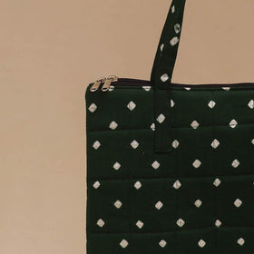 Handcrafted quilted handbag 06