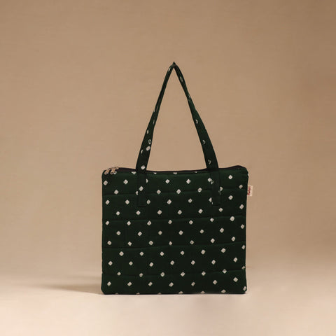 Handcrafted quilted handbag 06