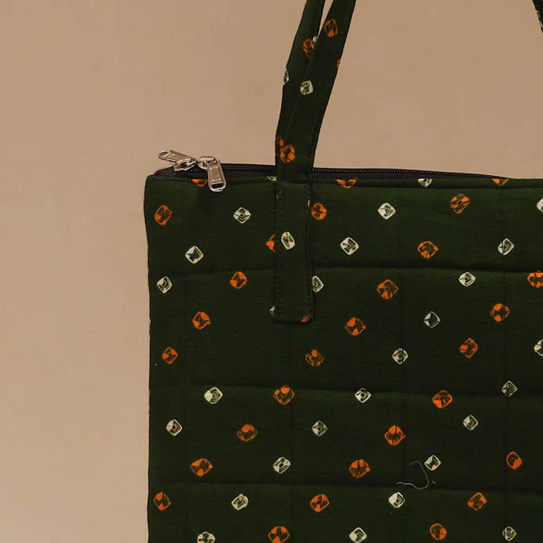 Handcrafted quilted handbag 09