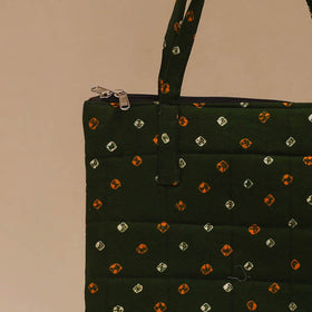 Handcrafted quilted handbag 09