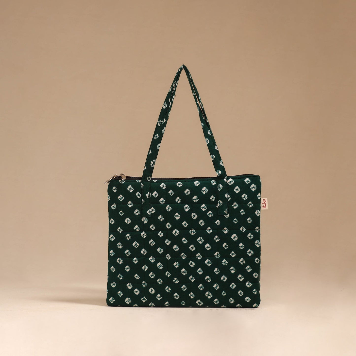 Handcrafted quilted handbag 14