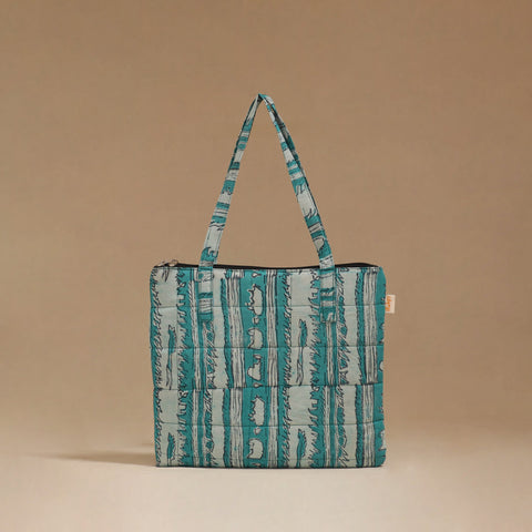 Handcrafted quilted handbag 66