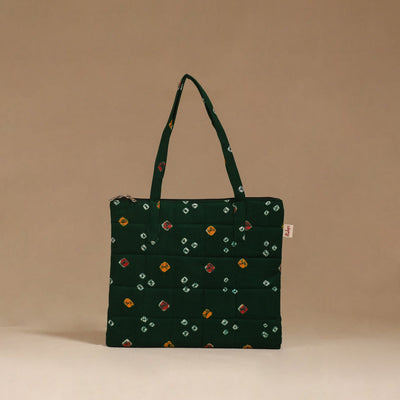 Handcrafted quilted handbag 82