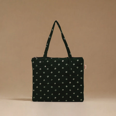Handcrafted quilted handbag 93