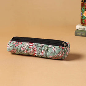 Handcrafted quilted pencil pouch 14