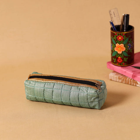 Handcrafted Quilted Pencil Pouch