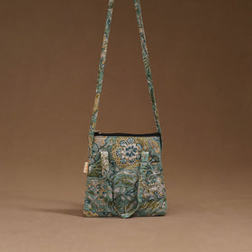 Handcrafted quilted sling bag 01