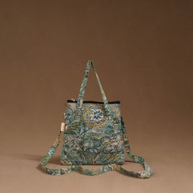 Handcrafted quilted sling bag 01