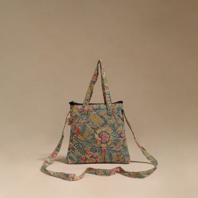 Handcrafted quilted sling bag 04