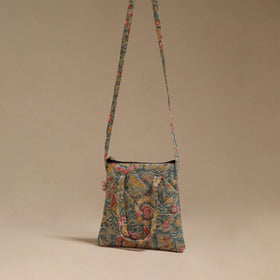 Handcrafted quilted sling bag 04