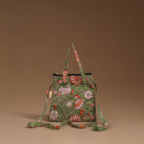 Handcrafted quilted sling bag 06