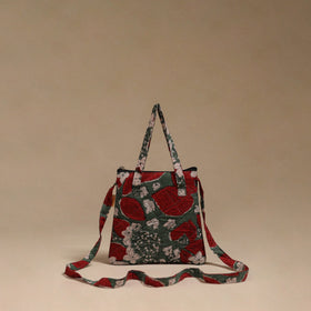 Handcrafted quilted sling bag 08