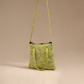 Handcrafted quilted sling bag 09