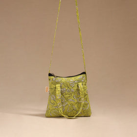Handcrafted quilted sling bag 09