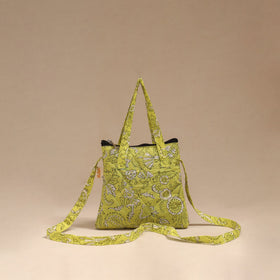 Handcrafted quilted sling bag 09