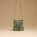Handcrafted quilted sling bag 13