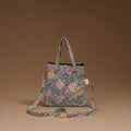 Handcrafted quilted sling bag 14