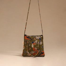 Handcrafted quilted sling bag 18