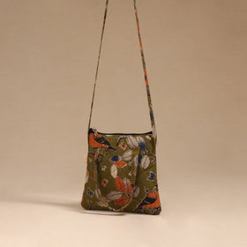 Handcrafted quilted sling bag 18