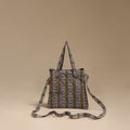 Handcrafted quilted sling bag 18