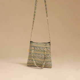 Handcrafted quilted sling bag 20