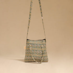 Handcrafted quilted sling bag 20