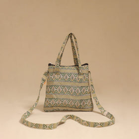Handcrafted quilted sling bag 20