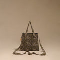 Handcrafted quilted sling bag 21