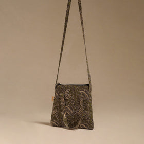 Handcrafted quilted sling bag 21