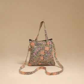 Handcrafted quilted sling bag 23