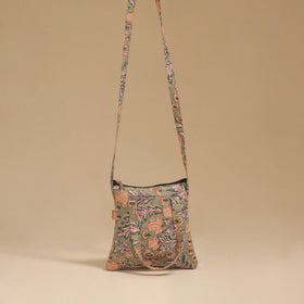 Handcrafted quilted sling bag 23